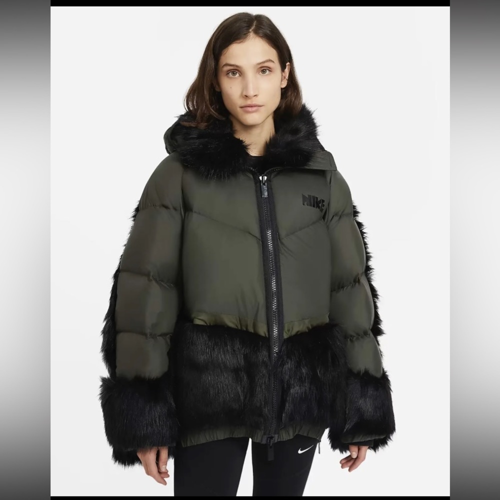 Nike x Sacai NRG puffer jacket - hard to find green/black